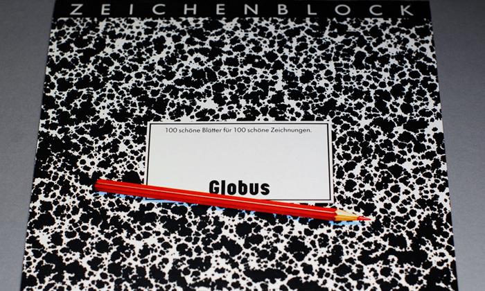 KriewallGlobusZeichenblock