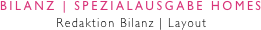 BILANZ | SPEZIALAUSGABE HOMES