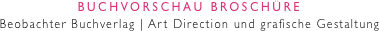 BUCHVORSCHAU BROSCHÜRE 