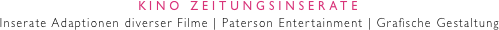 KINO ZEITUNGSINSERATE