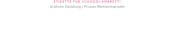 ETIKETTE FÜR SCHOGGI-AMARETTI